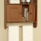 Classic Wall Mounted Lacquered Oak Wood Bathroom Cabinet With regarding measurements 2100 X 3641